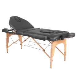 Wooden massage table